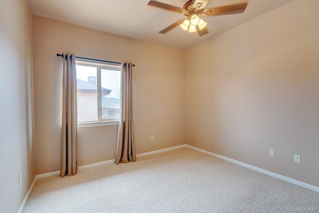 121 M And M Ln Unit 6C, Salida, CO 81201 - carpeted empty room with a ceiling fan and baseboards