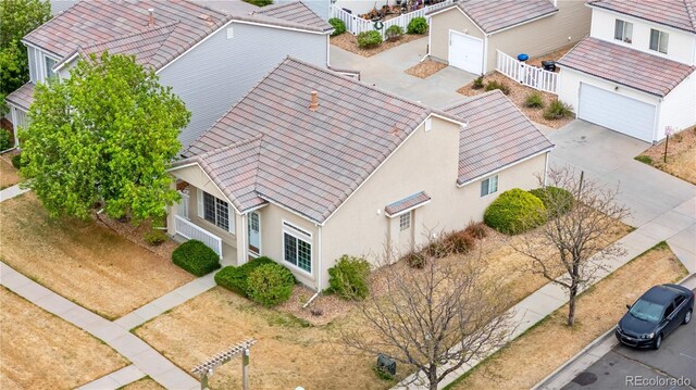 20835 E 47th Ave, Denver, CO 80249 - birds eye view of property featuring a residential view