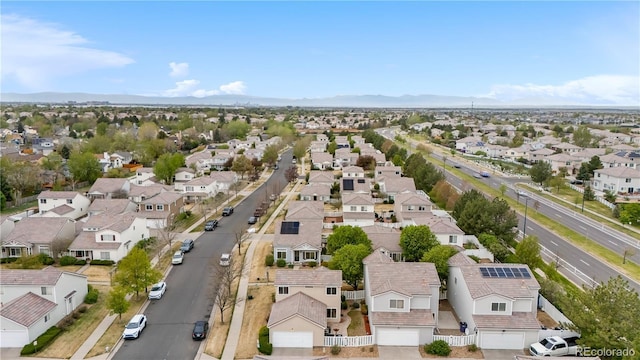 20835 E 47th Ave, Denver, CO 80249 - birds eye view of property featuring a residential view and a mountain view