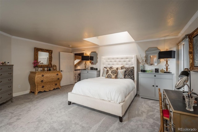 1854 Foothills Dr S, Golden, CO 80401 - carpeted bedroom with baseboards and ornamental molding