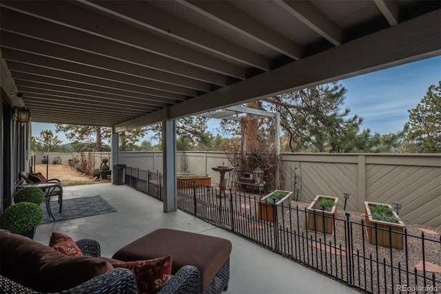 1854 Foothills Dr S, Golden, CO 80401 - view of patio / terrace with a fenced backyard