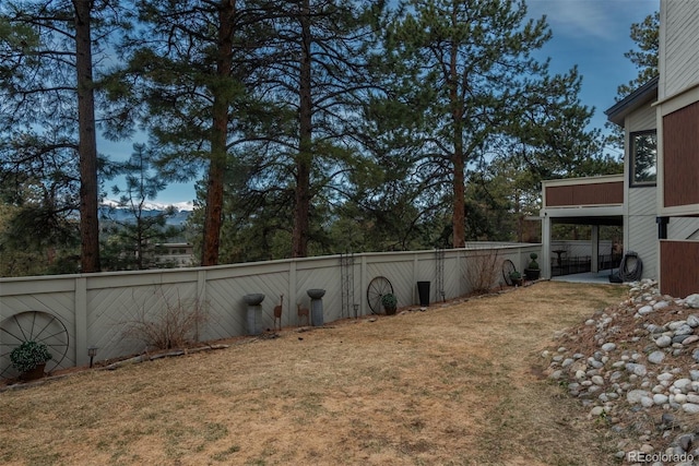 1854 Foothills Dr S, Golden, CO 80401 - view of yard with fence