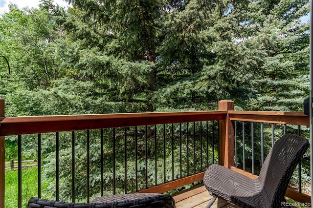 20223 Goins Dr, Morrison, CO 80465 - view of deck