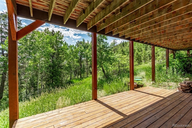 20223 Goins Dr, Morrison, CO 80465 - view of deck