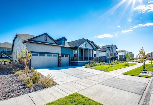 view of front of house with a front yard