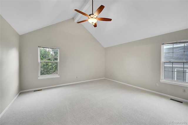 2316 Weatherstone Cir, Highlands Ranch, CO 80126 - carpeted spare room with ceiling fan and baseboards