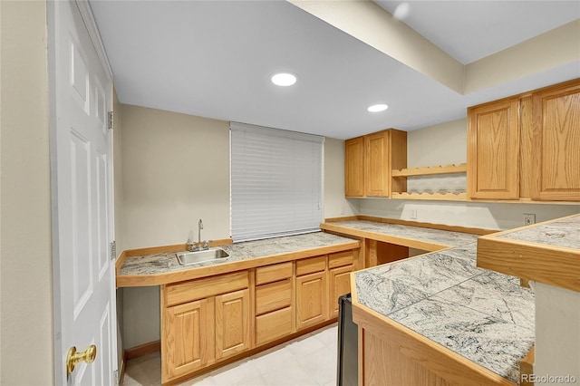 2316 Weatherstone Cir, Highlands Ranch, CO 80126 - kitchen featuring recessed lighting and open shelves