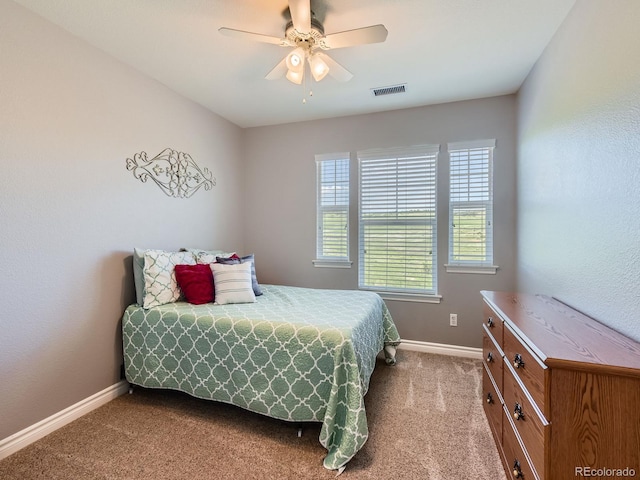 11074 Grayledge Cir, Highlands Ranch, CO 80130 - bedroom with carpet and ceiling fan