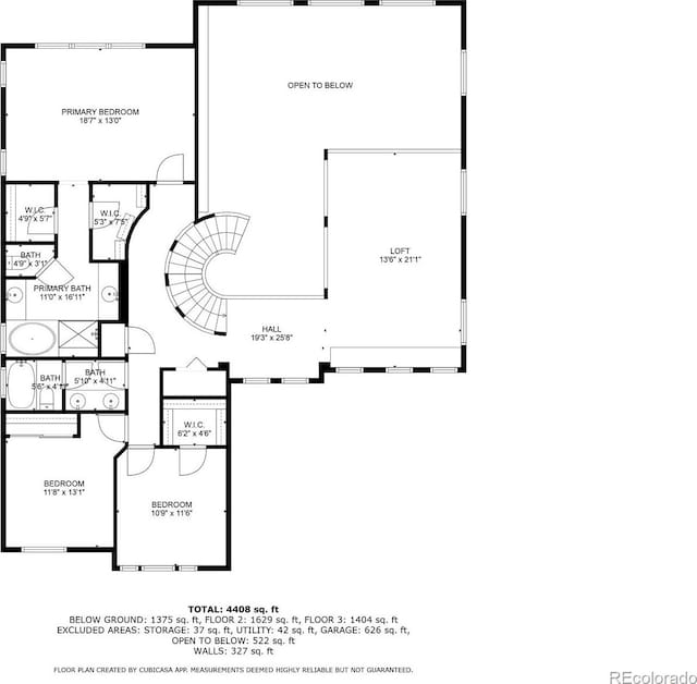 11074 Grayledge Cir, Highlands Ranch, CO 80130 - view of room layout