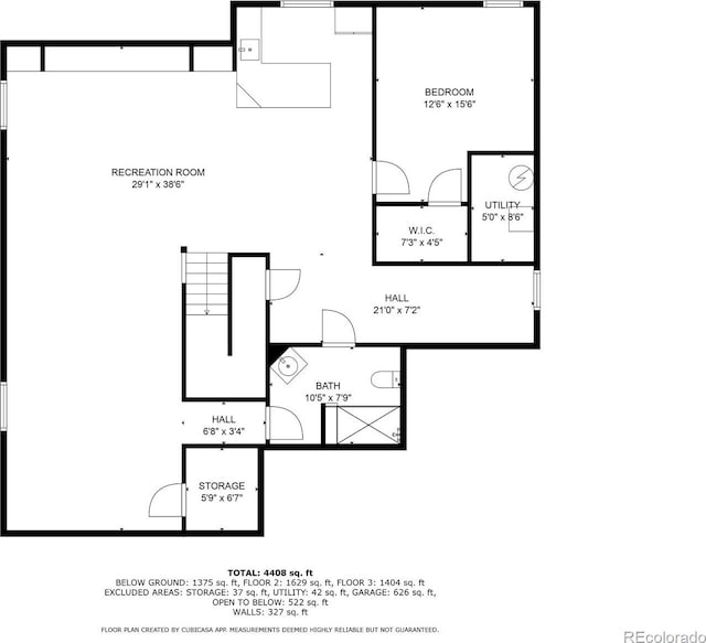 11074 Grayledge Cir, Highlands Ranch, CO 80130 - view of floor plan / room layout