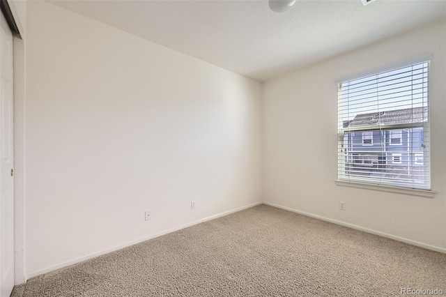 spare room with carpet floors