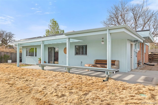 1420 E Bates Ave, Englewood, CO 80113 - rear view of property with fence