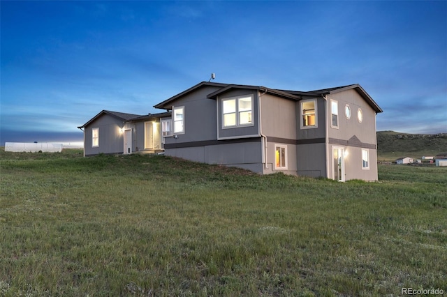 11100 Haskell Creek Rd, Larkspur, CO 80118 - view of side of property featuring a yard