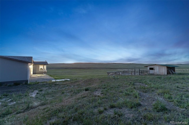 11100 Haskell Creek Rd, Larkspur, CO 80118 - view of yard featuring a rural view