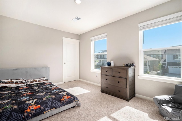 17415 Trefoil Ln, Parker, CO 80134 - bedroom featuring visible vents, baseboards, and carpet