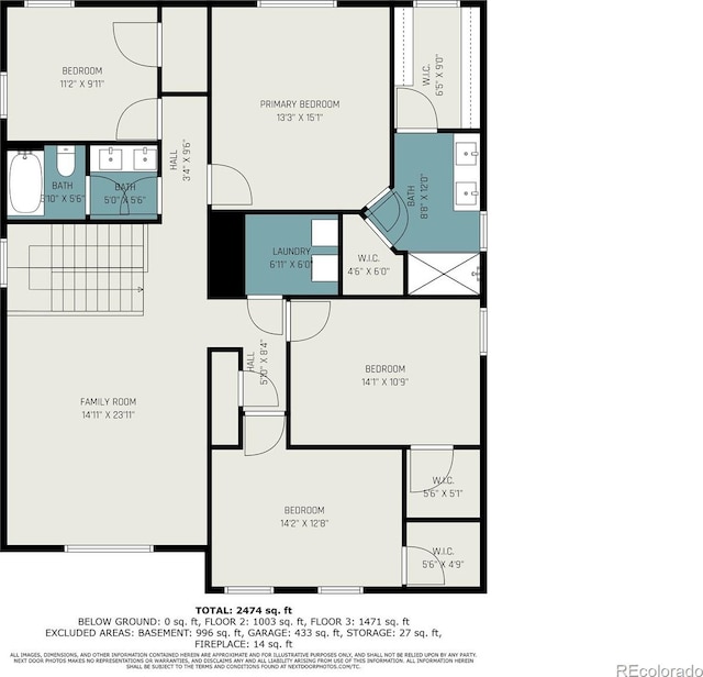 17415 Trefoil Ln, Parker, CO 80134 - plan