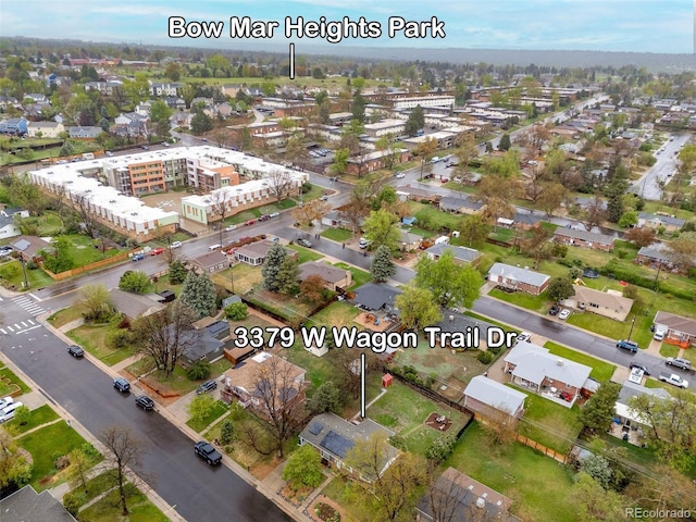 3379 W Wagon Trail Dr, Englewood, CO 80110 - aerial view