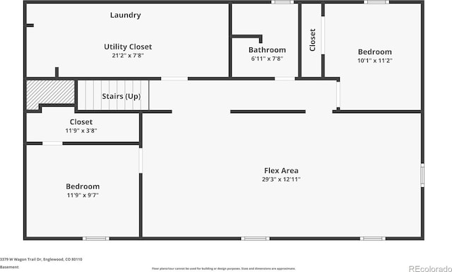 3379 W Wagon Trail Dr, Englewood, CO 80110 - property floor plan