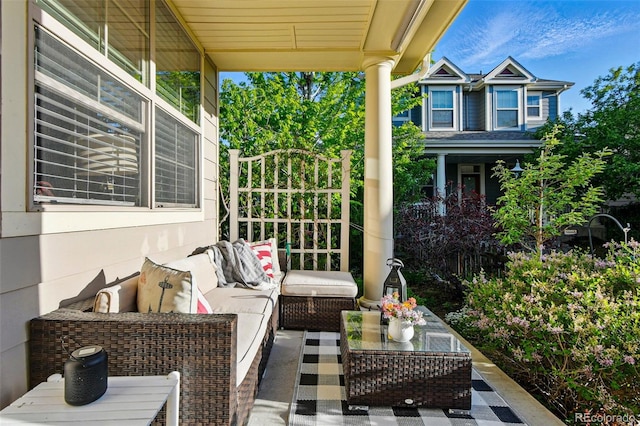 3240 Spruce St, Denver, CO 80238 - view of patio / terrace with an outdoor living space