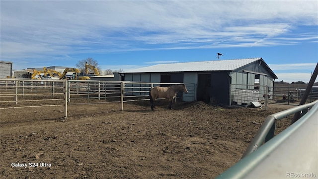 view of stable