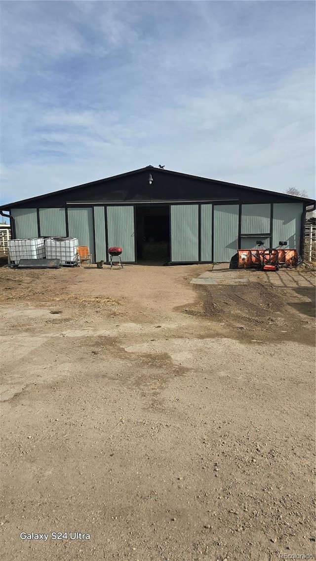 view of outbuilding