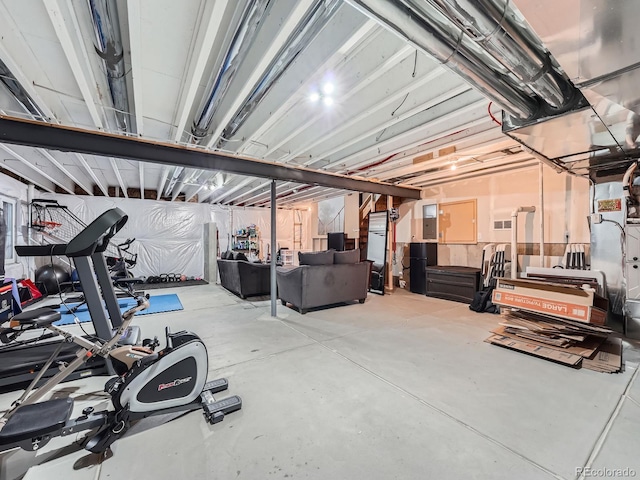 22466 E Layton Cir, Aurora, CO 80015 - exercise area featuring electric panel