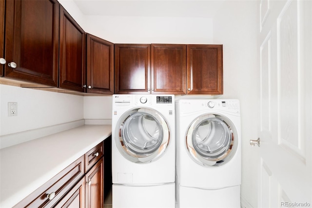 6032 Umber St, Arvada, CO 80403 - laundry area featuring cabinet space and washer and clothes dryer