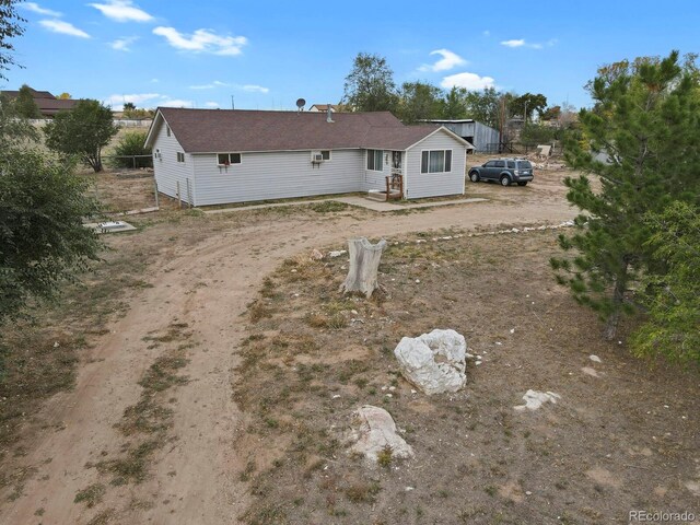 view of back of property