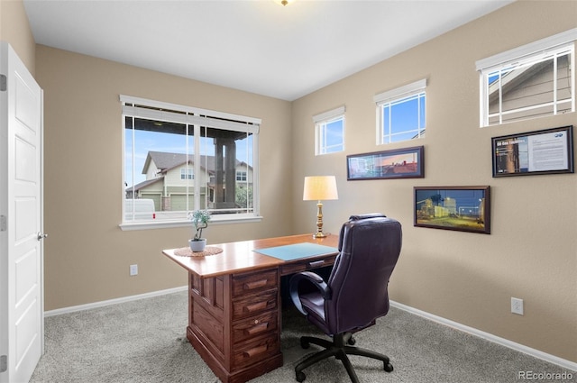 16685 E 101st Ave, Commerce City, CO 80022 - home office featuring carpet flooring and baseboards
