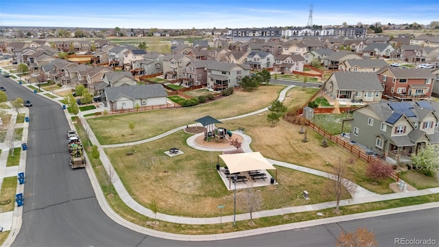 16685 E 101st Ave, Commerce City, CO 80022 - birds eye view of property with a residential view