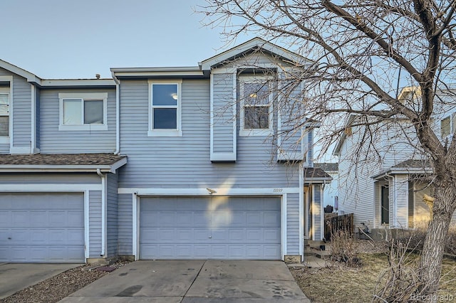 view of front of house featuring driveway and an attached garage