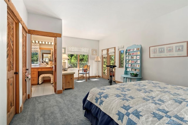 2611 Fox Acres Dr E, Red Feather Lakes, CO 80545 - bedroom with light carpet and baseboards