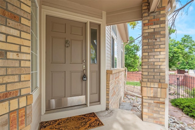 9432 La Quinta Way, Lone Tree, CO 80124 - view of exterior entry with brick siding
