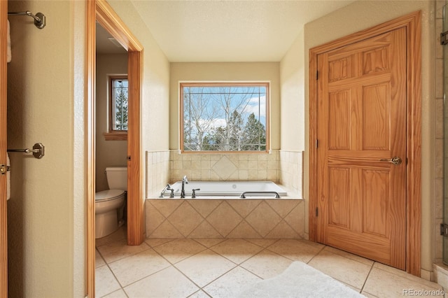 13909 Stone Chimney Ln, Pine, CO 80470 - full bathroom featuring a bath and tile patterned flooring