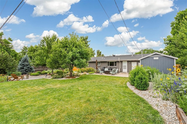 6066 Simms St, Arvada, CO 80004 - view of yard featuring a patio area