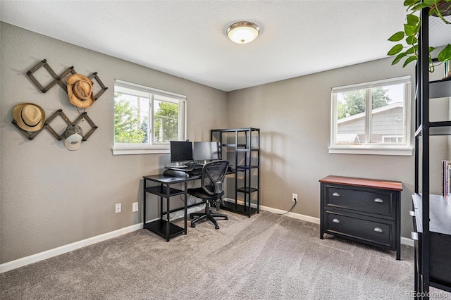 6066 Simms St, Arvada, CO 80004 - carpeted home office featuring plenty of natural light