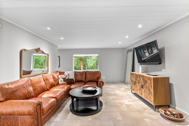 592 Brook Dr, Idaho Springs, CO 80452 - living room with recessed lighting and light wood-type flooring