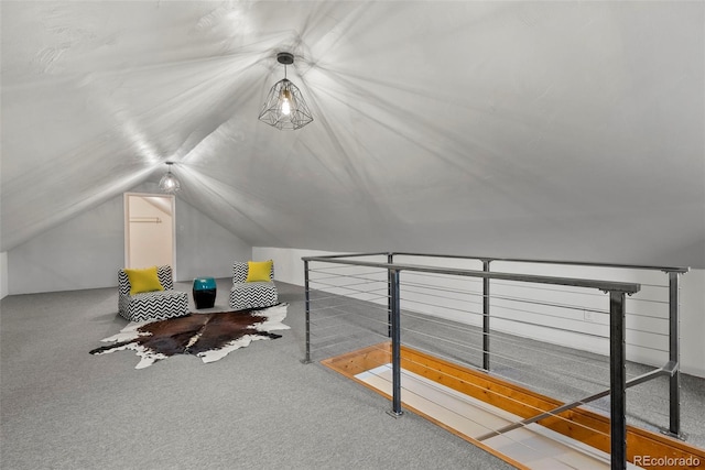 592 Brook Dr, Idaho Springs, CO 80452 - bonus room with lofted ceiling and carpet floors