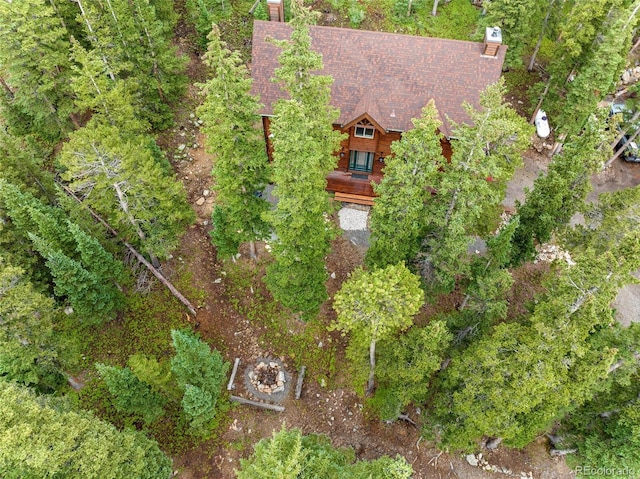 592 Brook Dr, Idaho Springs, CO 80452 - aerial view of property and surrounding area