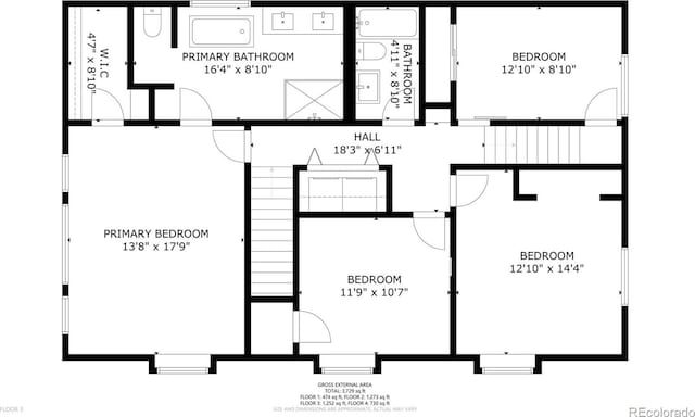 592 Brook Dr, Idaho Springs, CO 80452 - view of floor plan / room layout