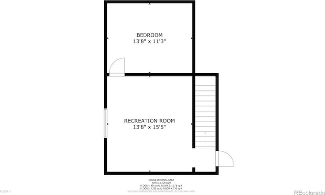 592 Brook Dr, Idaho Springs, CO 80452 - view of floor plan / room layout