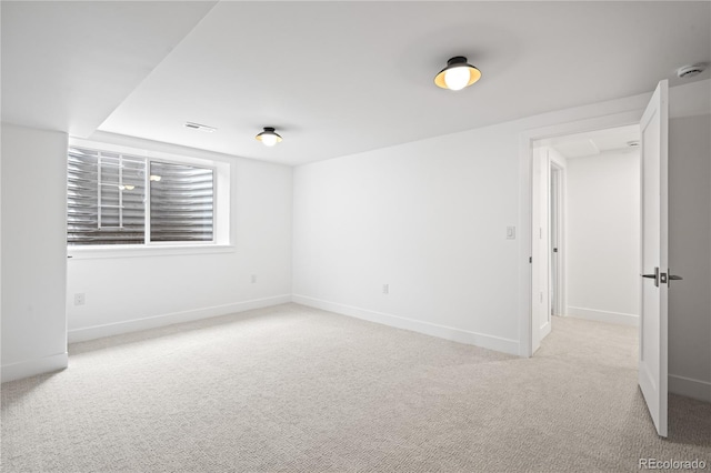 456 Cherry St, Denver, CO 80220 - empty room with light carpet, a smoke detector, and baseboards