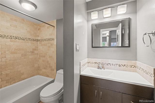 555 E 10th Ave Unit 111, Denver, CO 80203 - full bath featuring toilet, shower / bath combination, and vanity