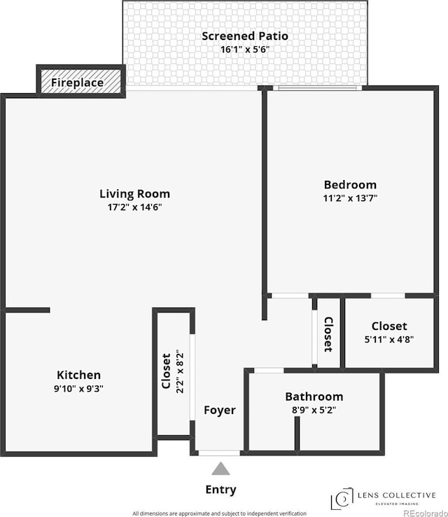 555 E 10th Ave Unit 111, Denver, CO 80203 - room layout