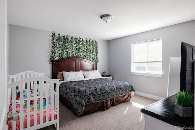 bedroom with carpet flooring