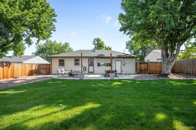 5167 S Pearl St, Littleton, CO 80121 - rear view of property with a patio and a fenced backyard