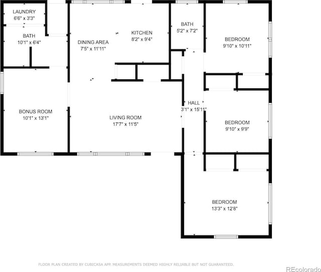5167 S Pearl St, Littleton, CO 80121 - view of home floor plan