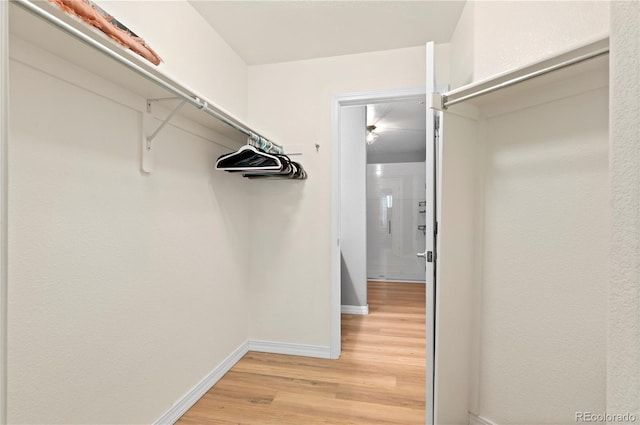 14300 Waterside Ln Unit E3, Broomfield, CO 80023 - spacious closet with light wood finished floors