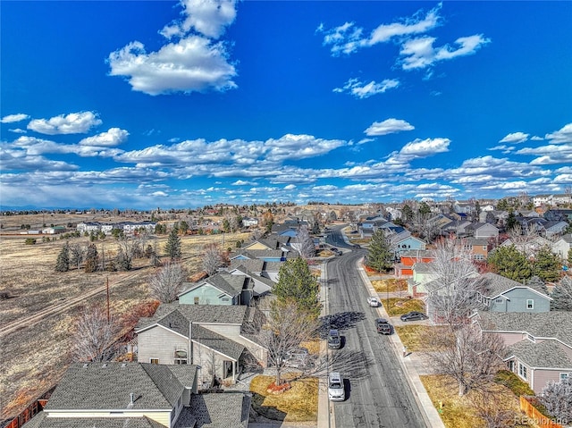 birds eye view of property featuring a residential view