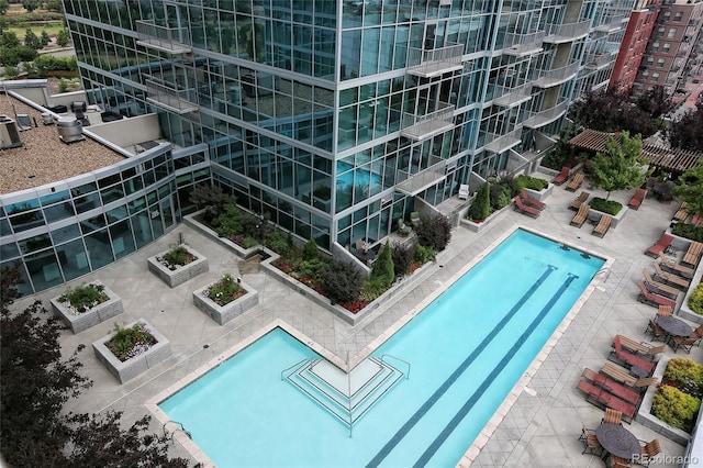 1700 Bassett St Unit 2315, Denver, CO 80202 - community pool with a patio